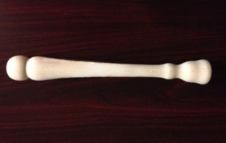 Bulk unfinished wooden muddlers, custom-made for manufacturers and high-volume production.
